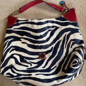 Sonnet and Burke zebra print purse